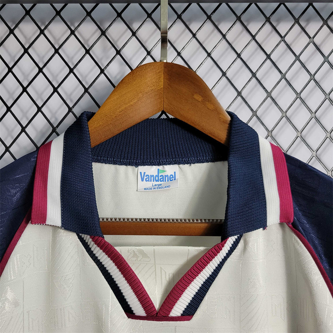 West Ham United Retro Football Jersey Iron Maiden Away Joint Board Shirt 1999/01