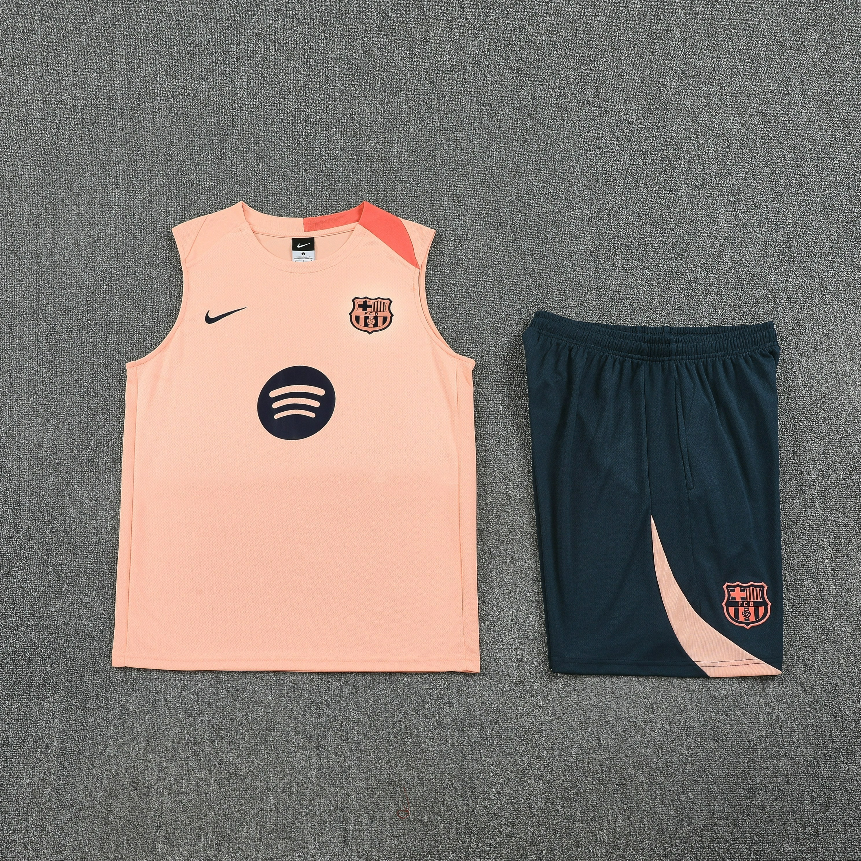 Barcelona Sleeveless Training Kit Pink 2025/26
