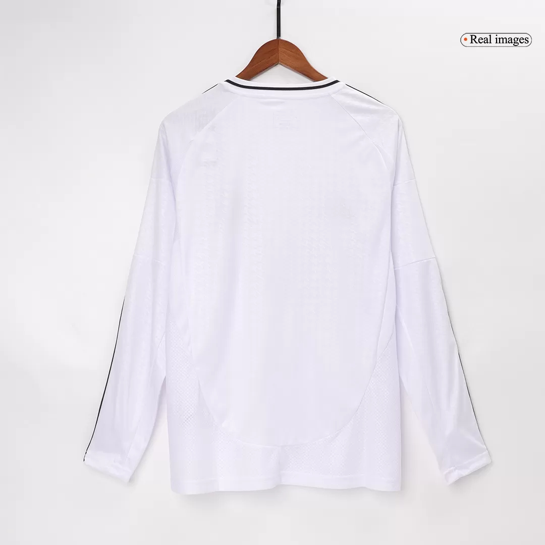 Real Madrid Soccer Jersey Home Custom Long Sleeve Shirt 2024/25