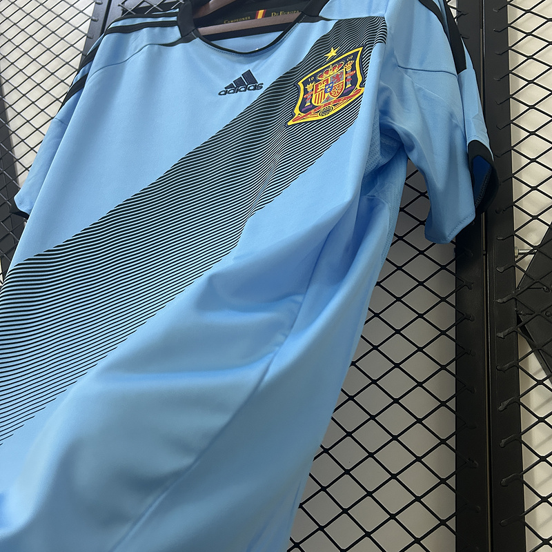 Spain Retro Soccer Jersey Away Custom Shirt 2012