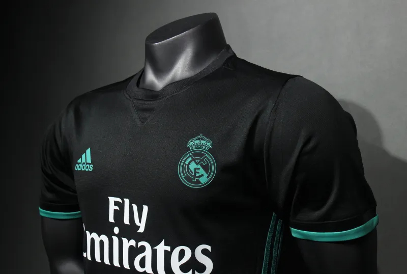 Real Madrid Authentic Retro Jersey Away Soccer Shirt 2017/18