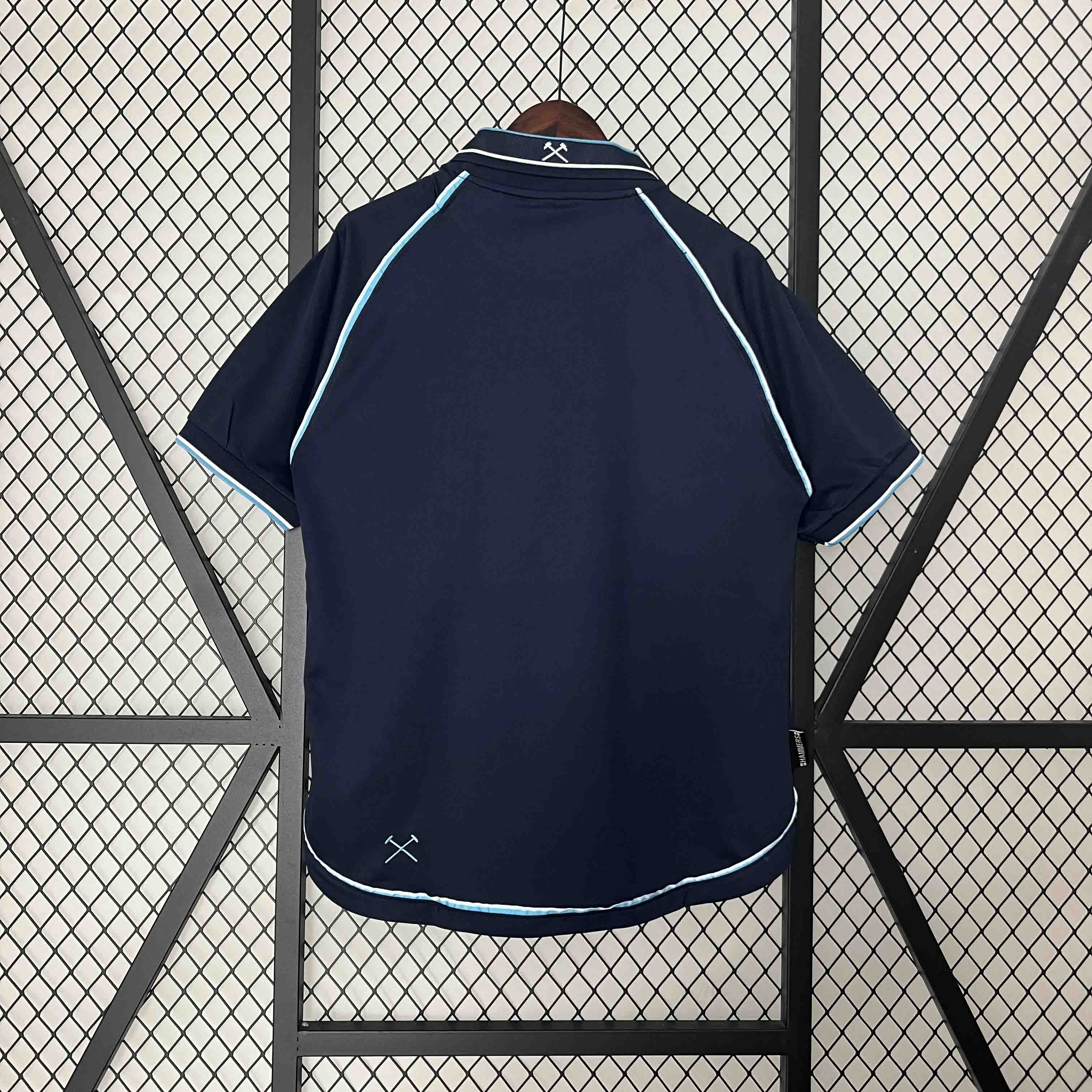 West Ham United Retro Football Jersey Third Away Custom Shirt 1999/01