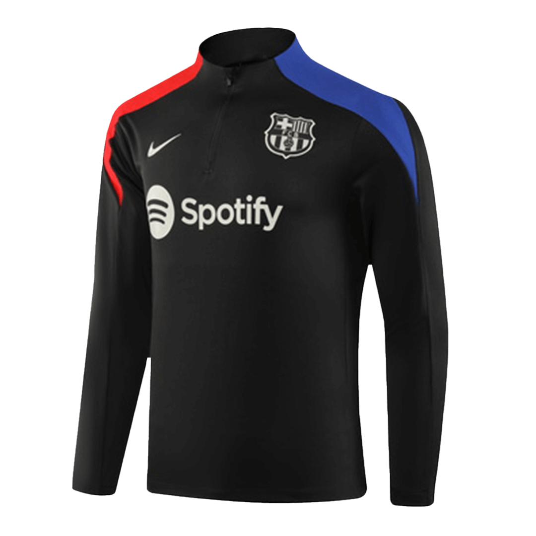 Barcelona Zipper Sweatshirt Kit (Top+Pants) 2024/25