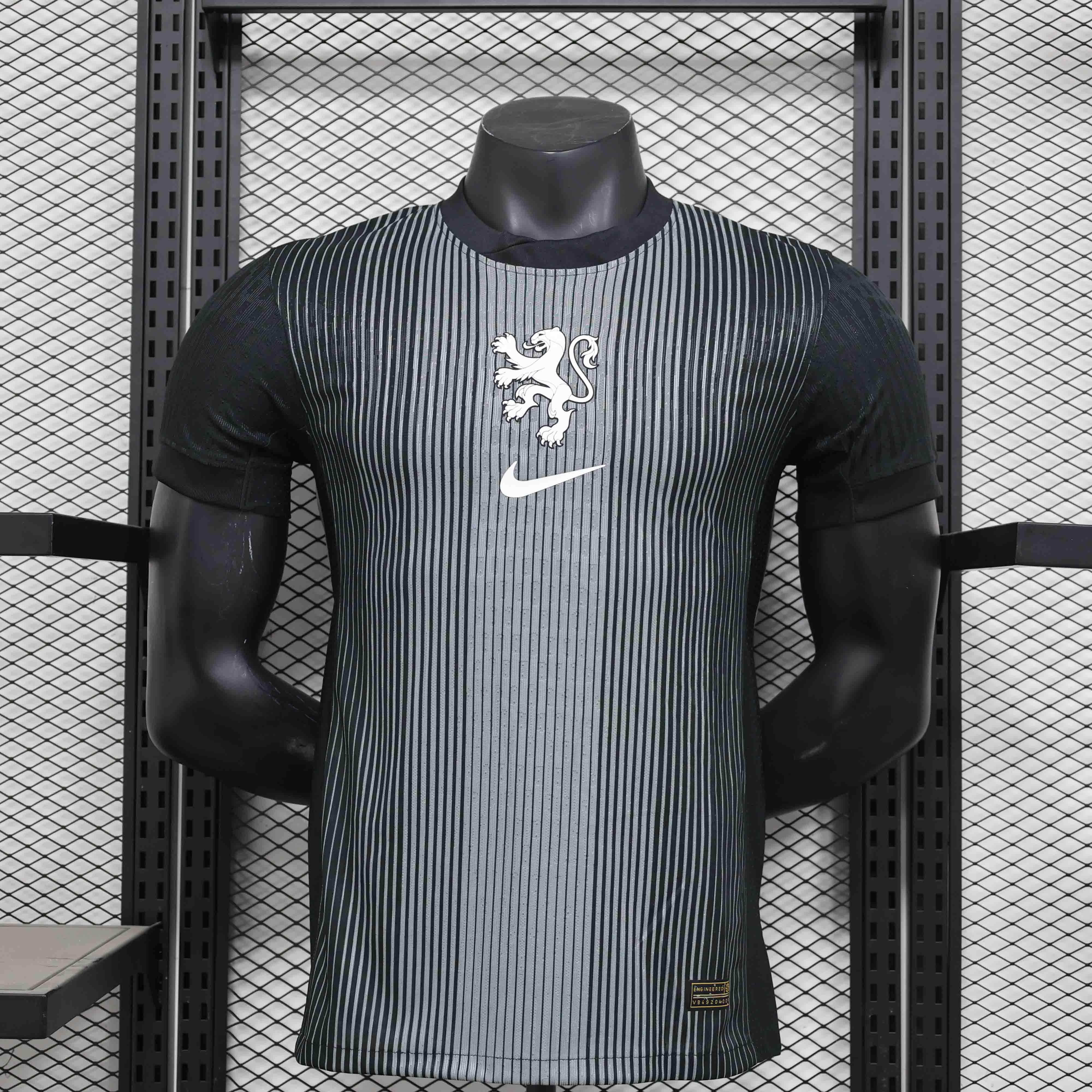 Netherlands Authentic Black Special Soccer Jersey 2025