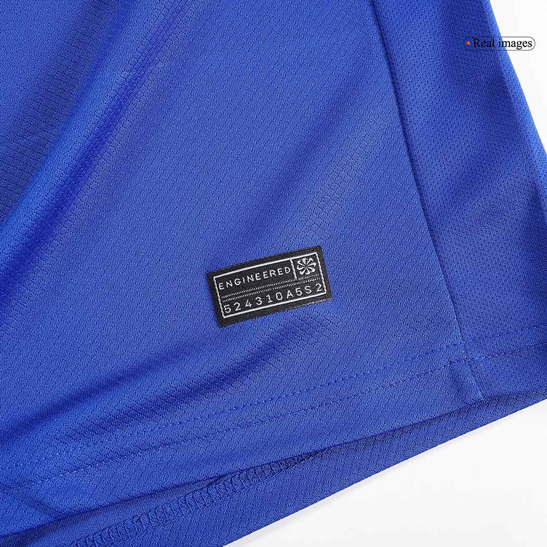 France Home Football Uniform Kids Kit Jersey+Shorts EURO 2024