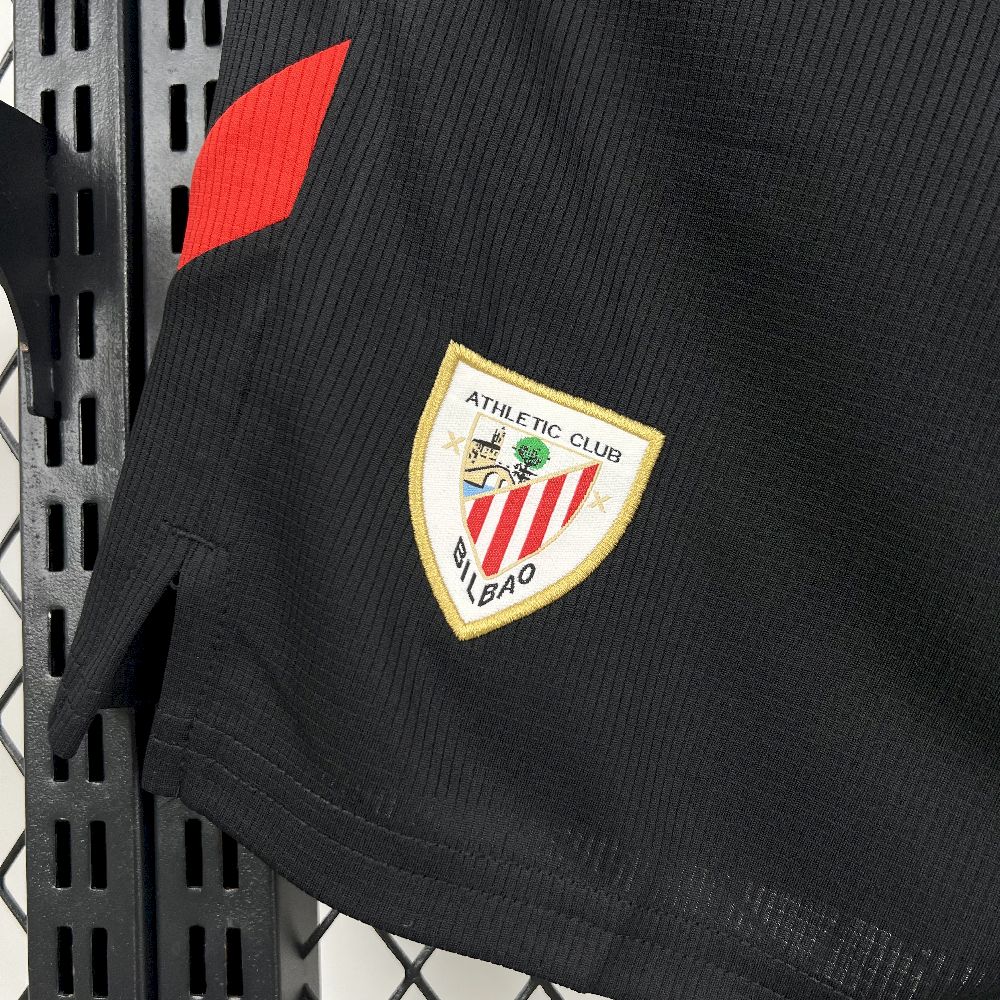 Athletic Club de Bilbao Soccer Jersey Home Custom Shorts 2025/26