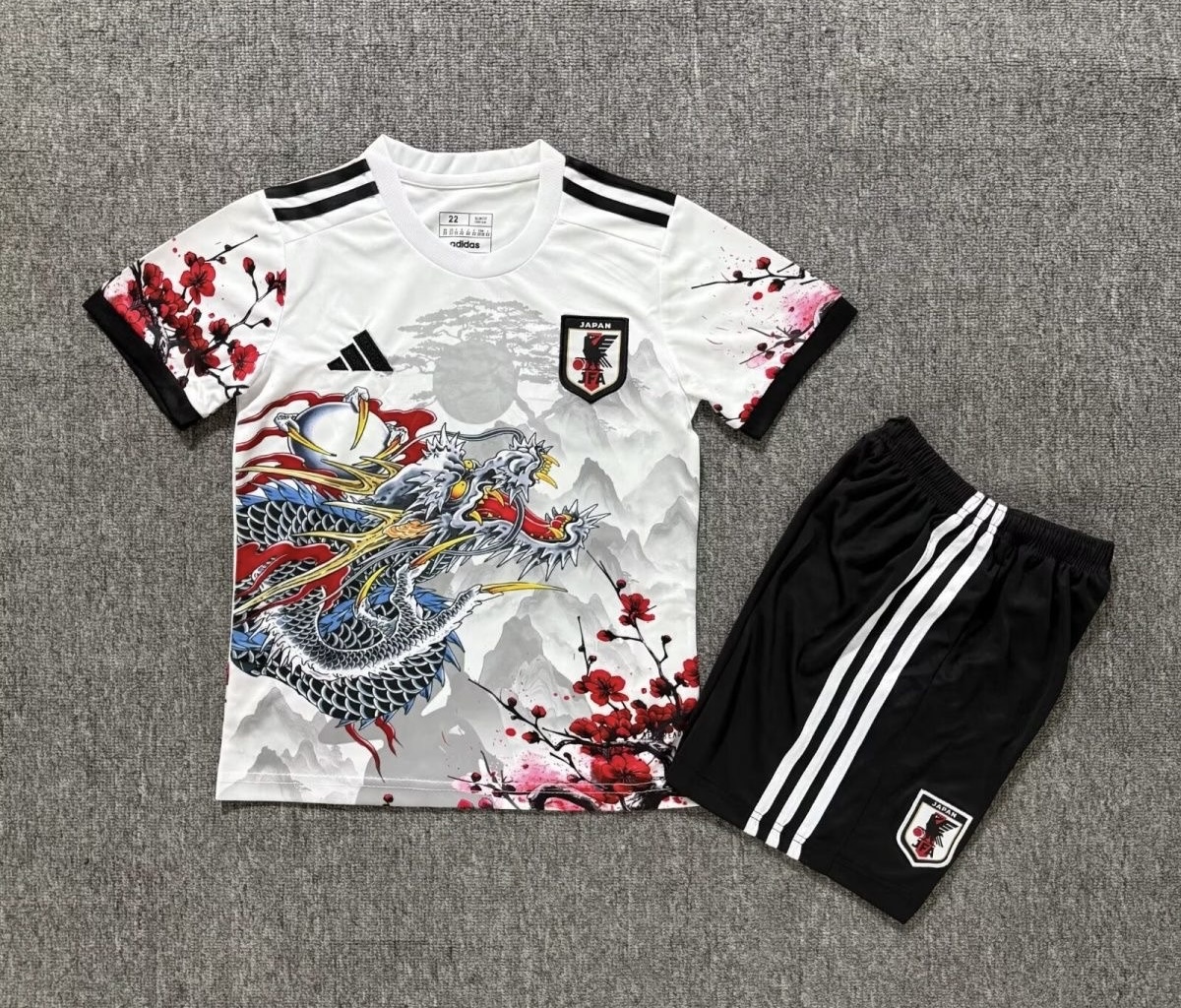 Japan Soccer Jersey Special Edition Kids Kit Jersey+Shorts 2025