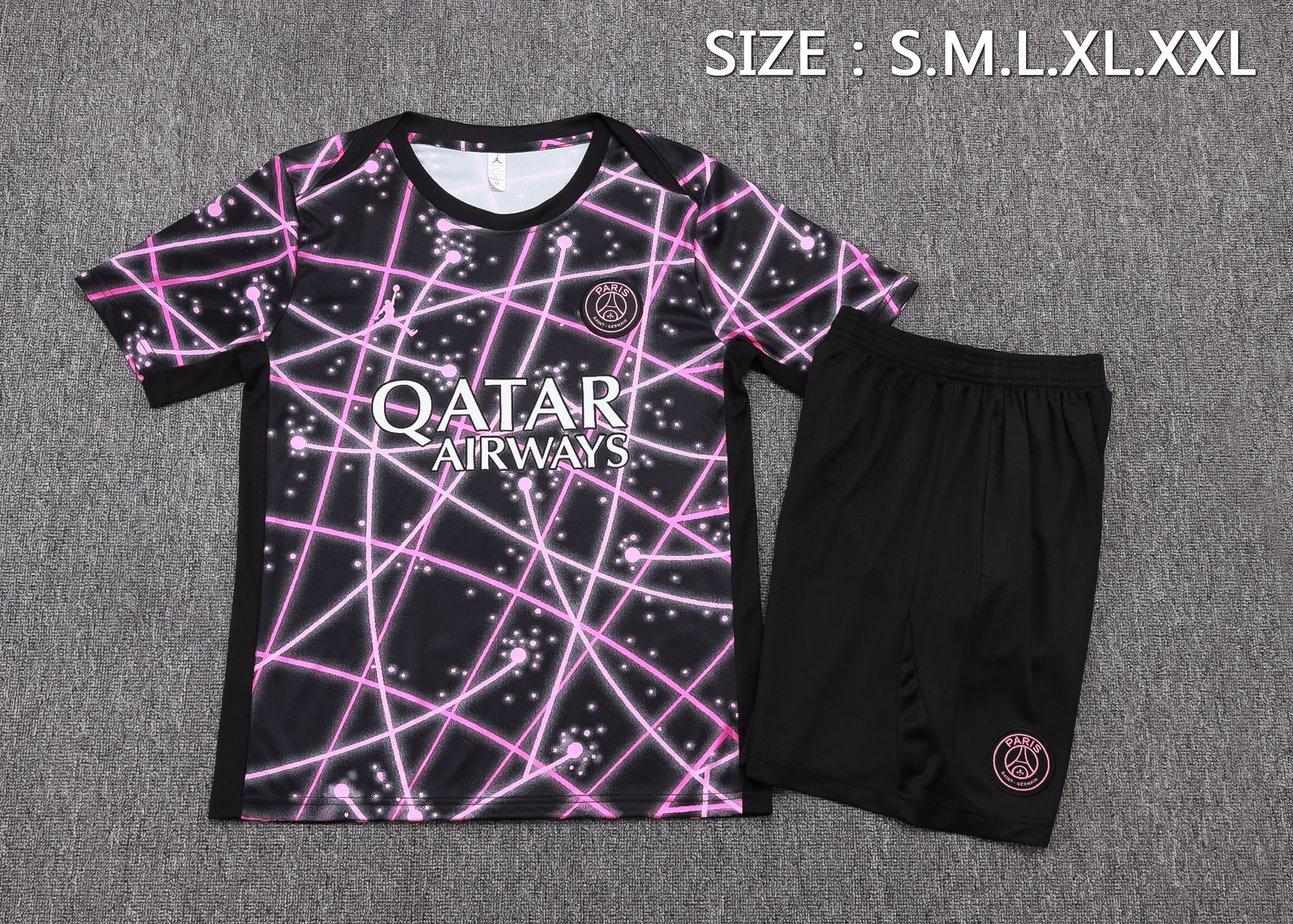 PSG Training Jersey Kit Black 2025/26