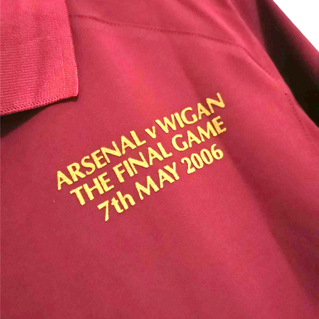 Arsenal Soccer Retro Jersey Home Custom Shirt 2005/06