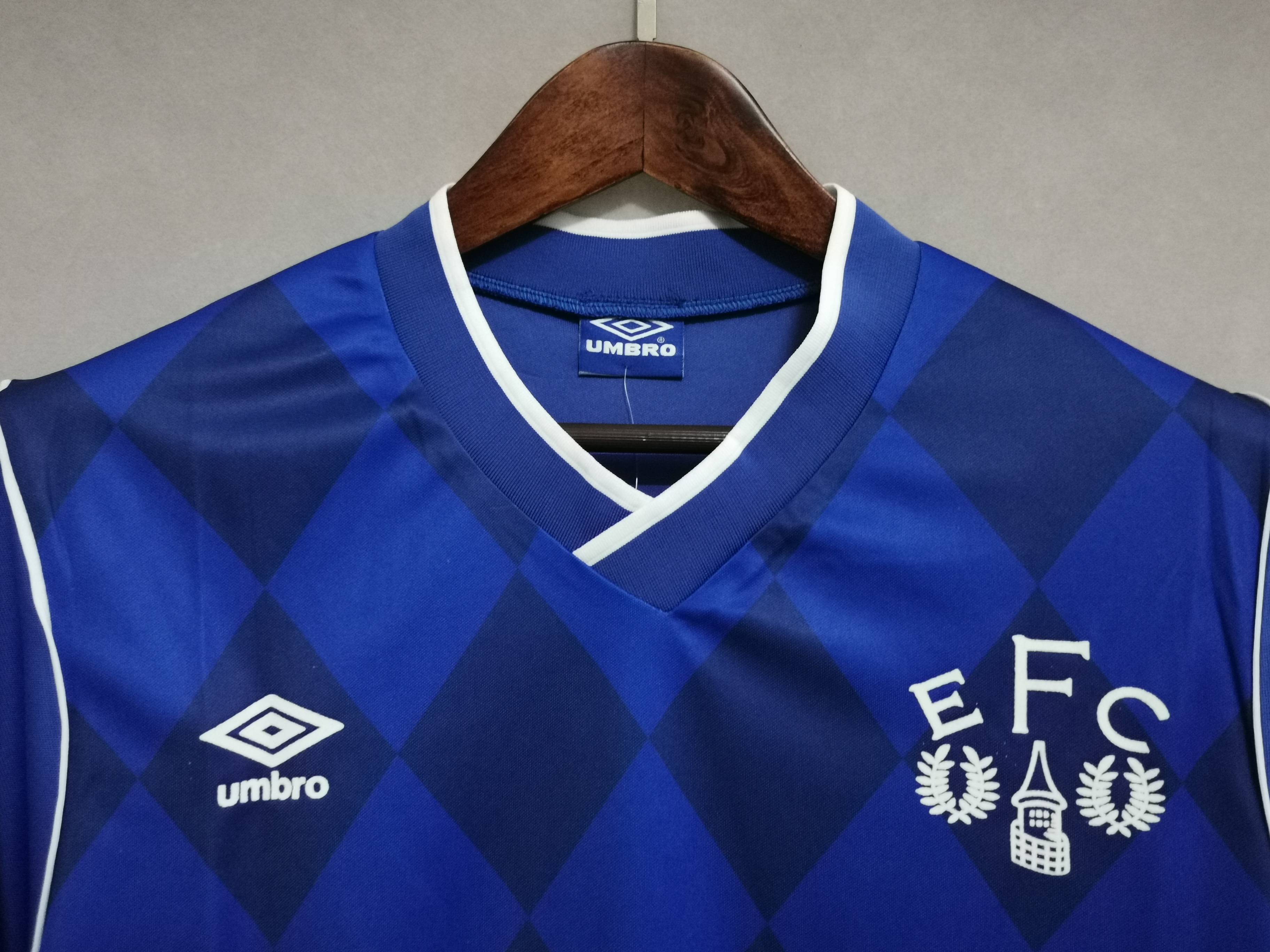 Everton Retro Football Jersey Home Custom Shirt 1886/87