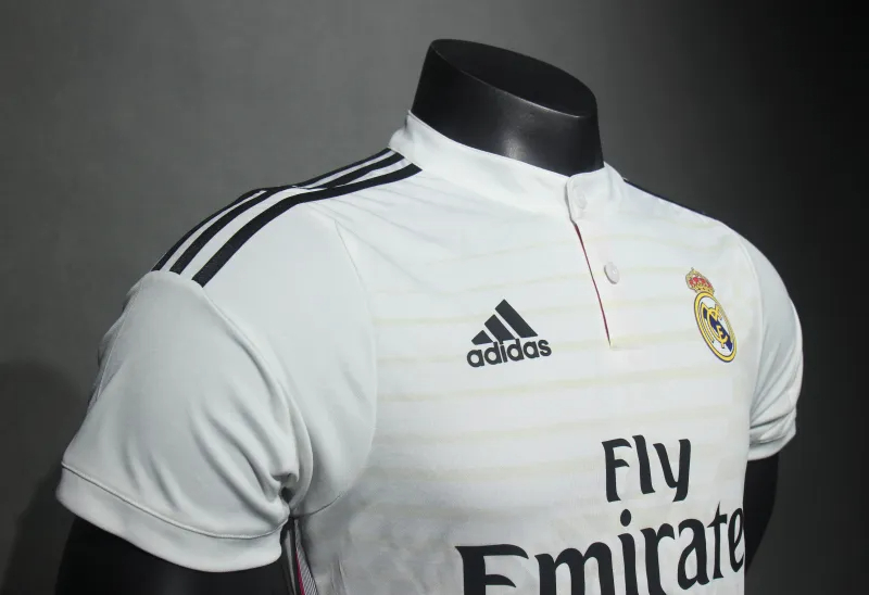 Real Madrid Authentic Retro Jersey Home Soccer Shirt 2014/15