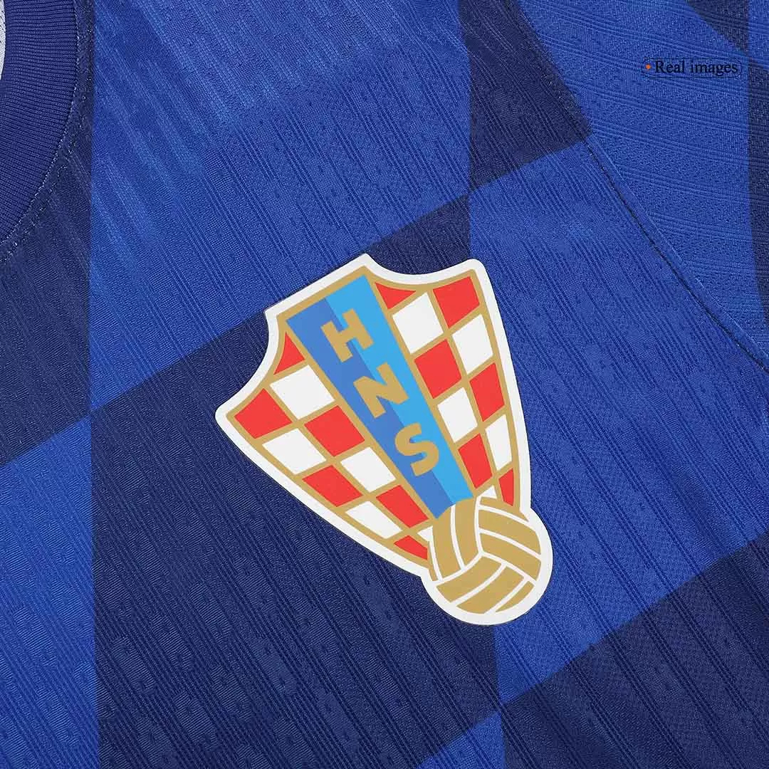 Croatia Authentic Soccer Jersey Away Shirt EURO 2024