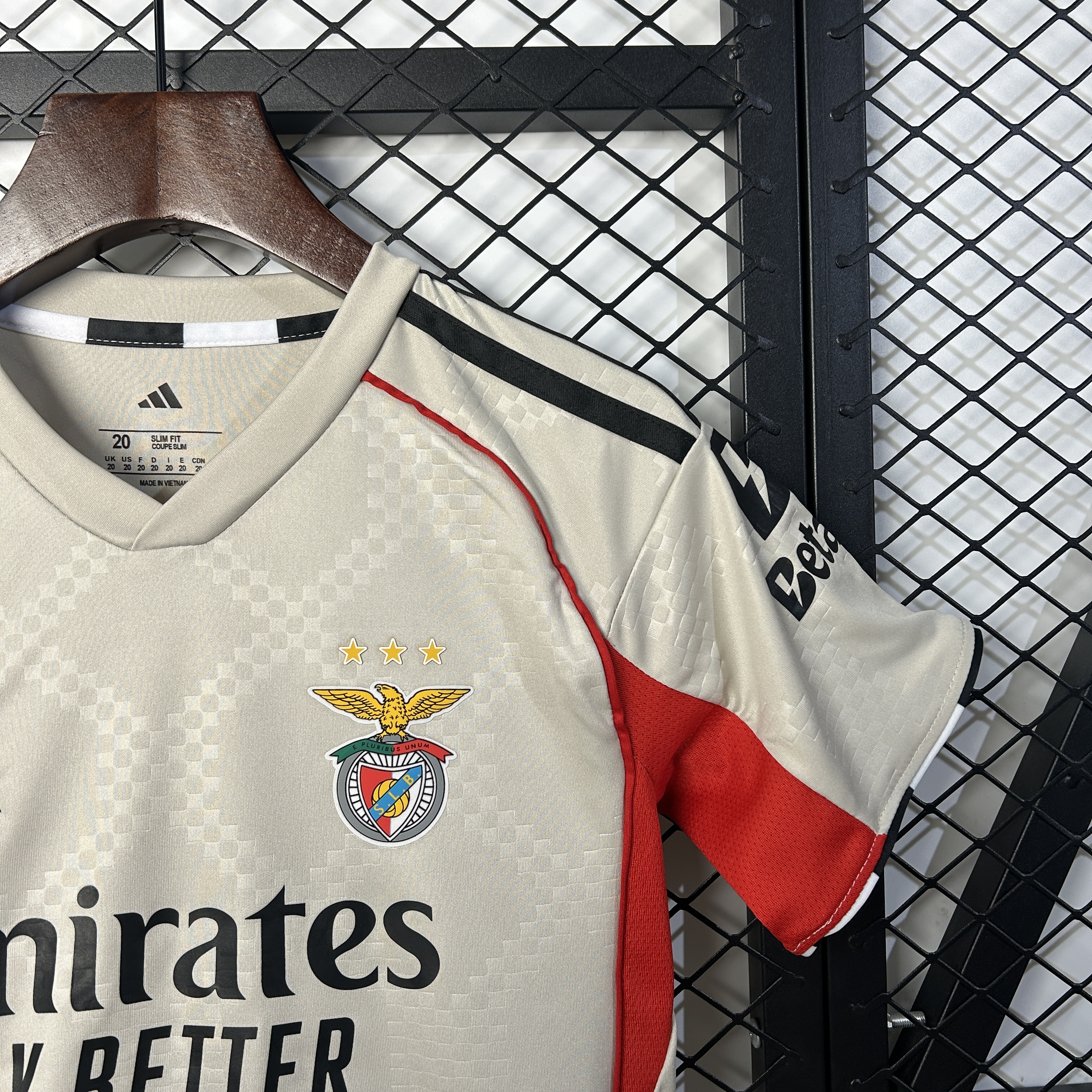 Benfica Soccer Jersey Away Kids Kit Jersey+Shorts 2025/26