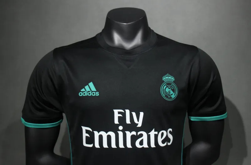Real Madrid Authentic Retro Jersey Away Soccer Shirt 2017/18