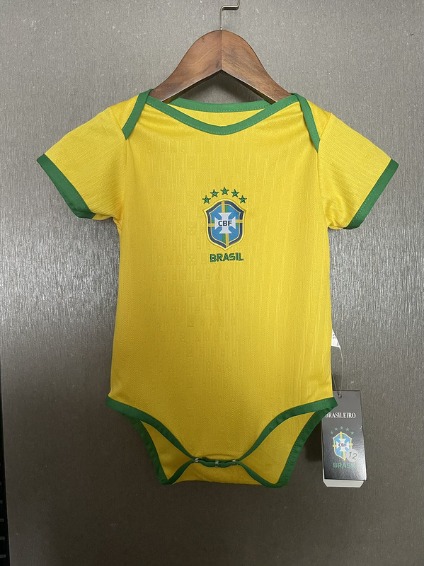 Brazil Soccer Jersey Home Baby Uniform 2025