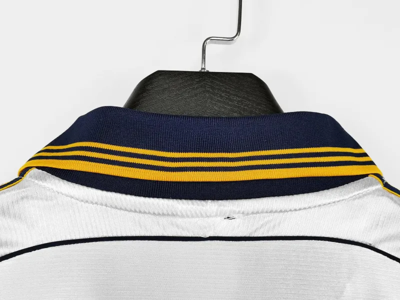 Real Madrid Retro Jersey Home Custom Soccer Shirt 1998-00