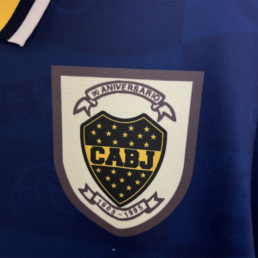 Boca Juniors Retro Soccer Jersey Home Custom Shirt 1995/96