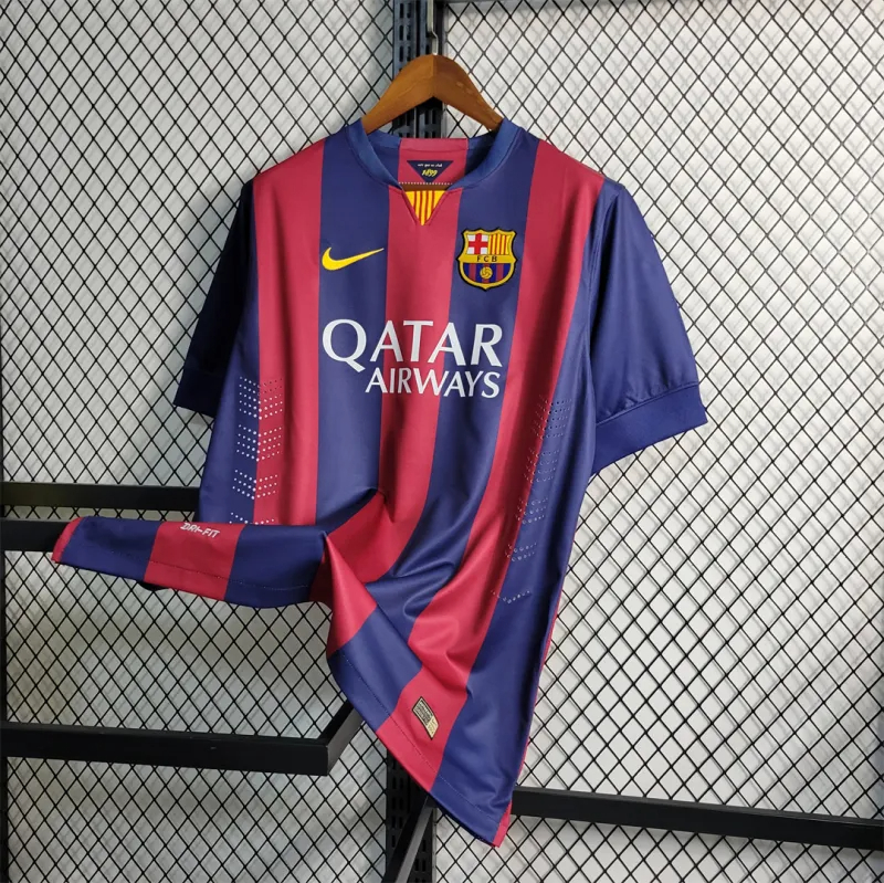 Barcelona Retro Jersey Home Soccer Shirt 2014-15