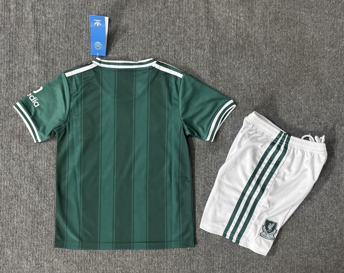 Liverpool Football Jersey Third Away Kids Kit Jersey+Shorts 2025/26