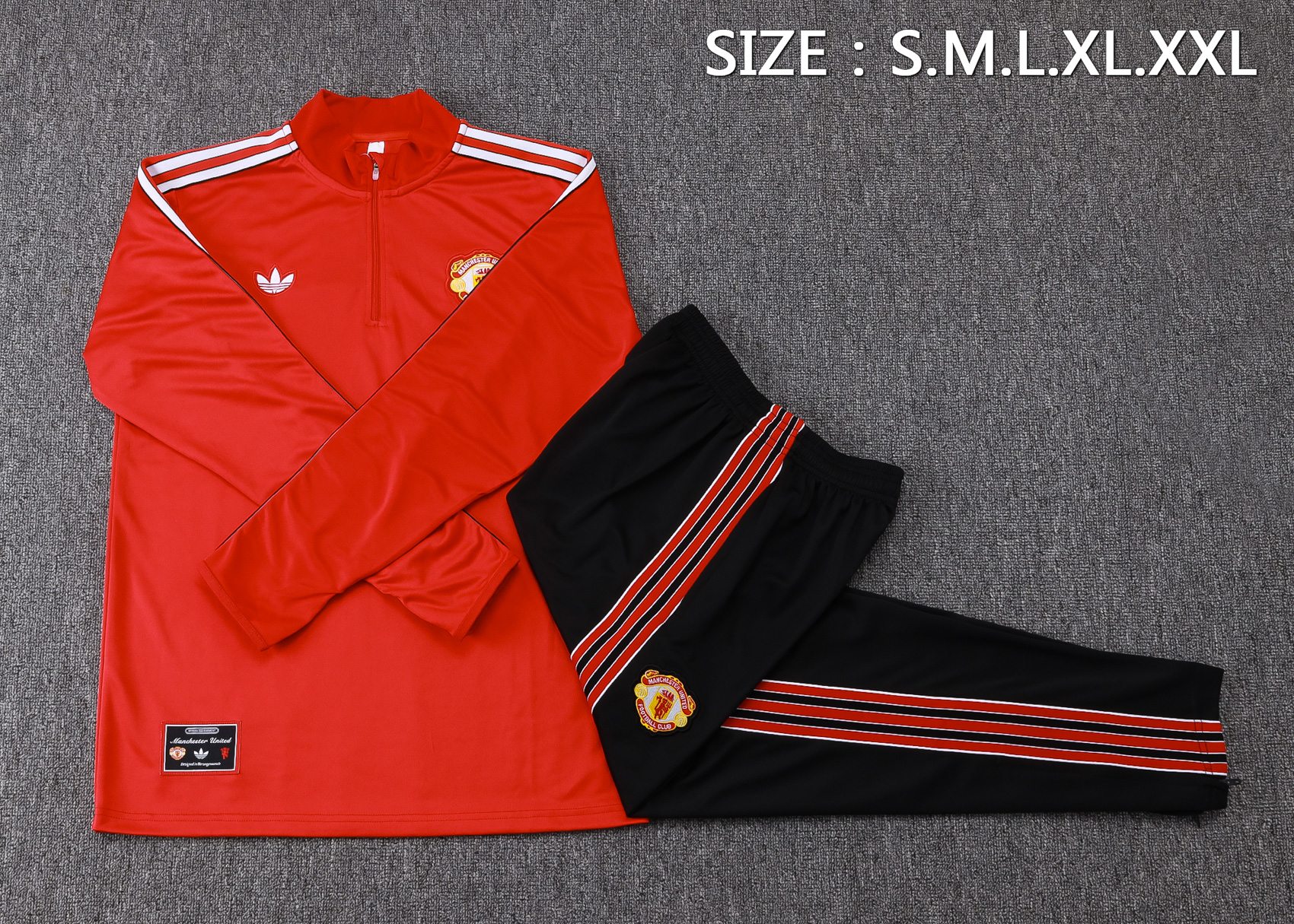 Manchester United Training Kit (Sweatshirt+Pants) Red 2025/26