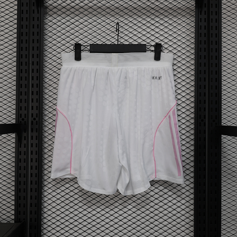 Juventus Authentic Soccer Jersey Pink & White Shorts 2025/26