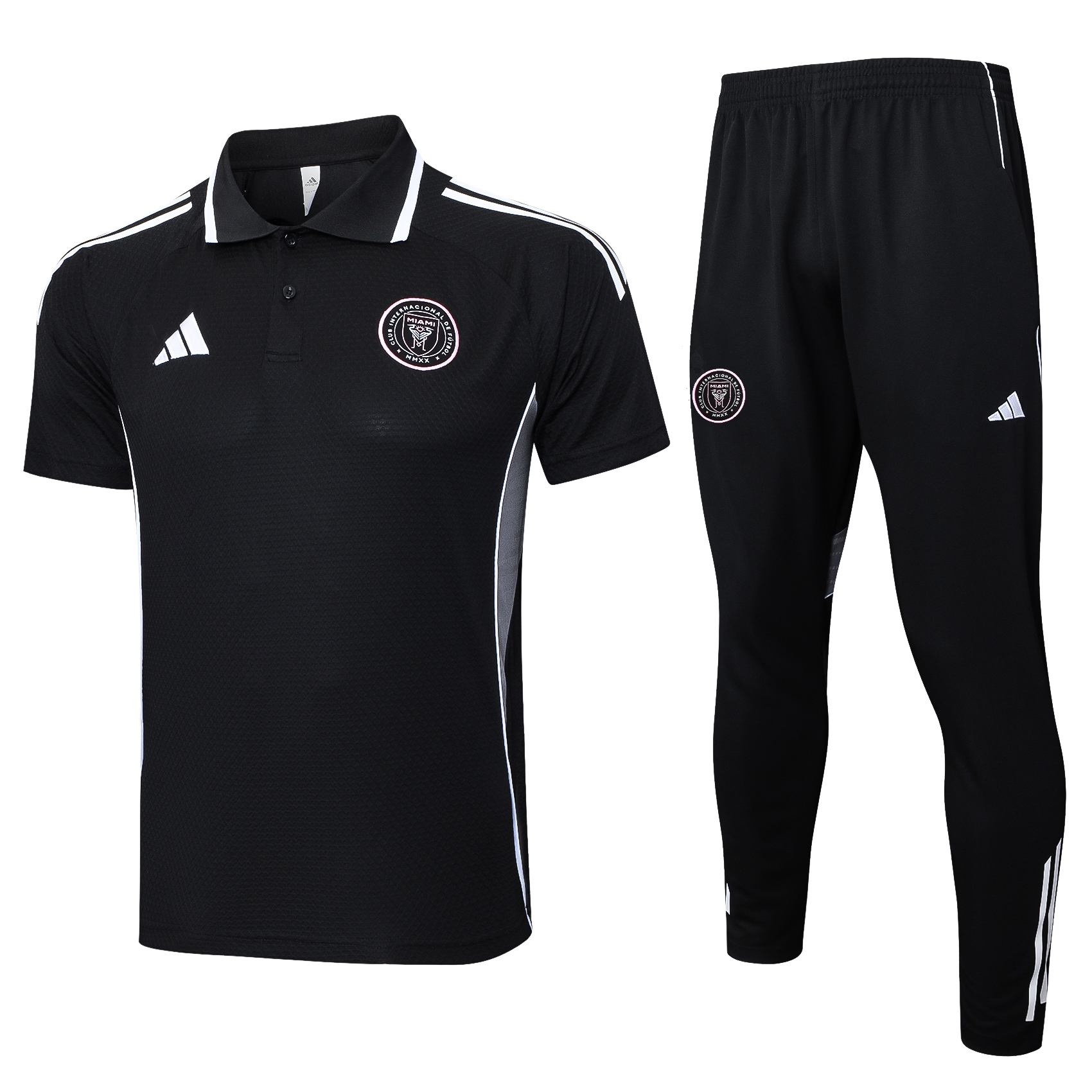 Inter Miami Training Kit (Polo+Pants) Black 2025