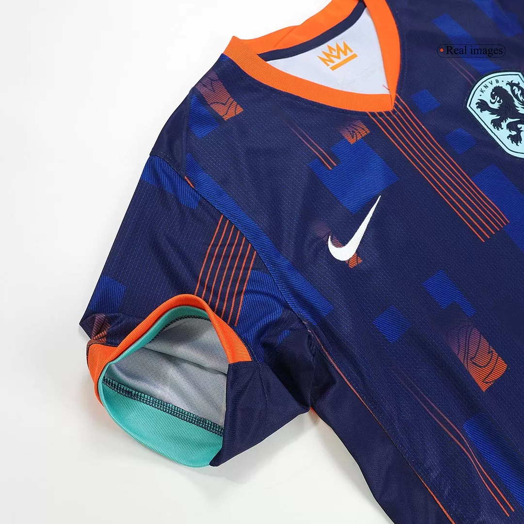 Netherlands Soccer Jersey Away Custom Shirt EURO 2024