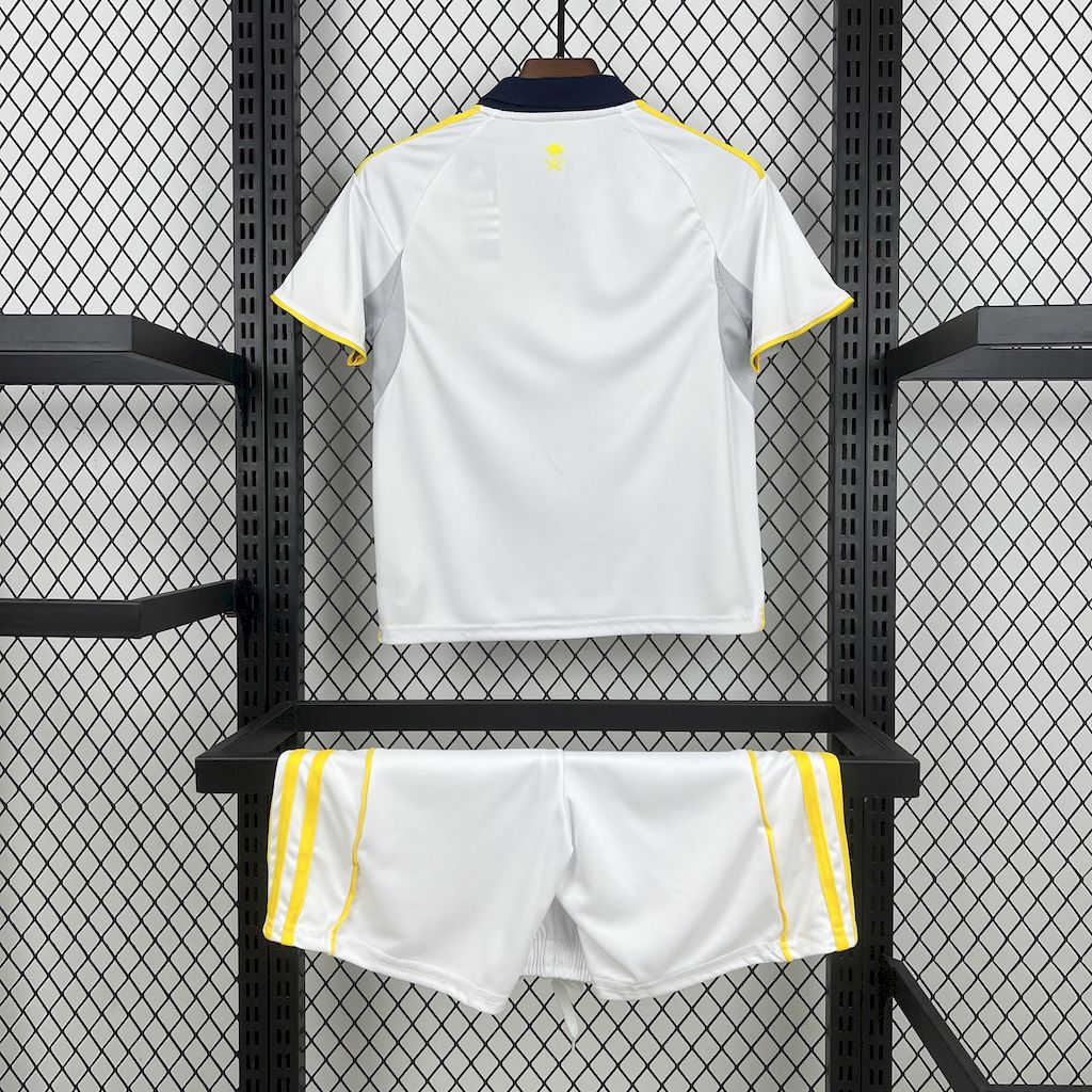 Al Nassr Soccer Jersey Third Away Kids Kit Jersey+Shorts 2025/26