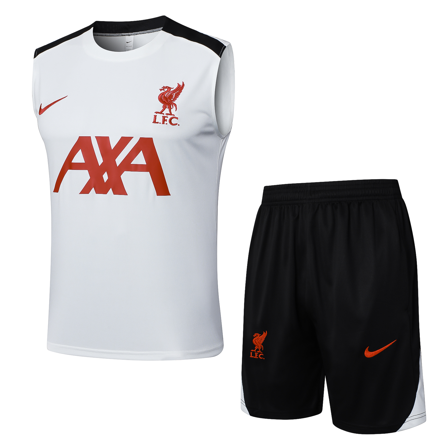 Liverpool Sleeveless Training Kit White 2025/26
