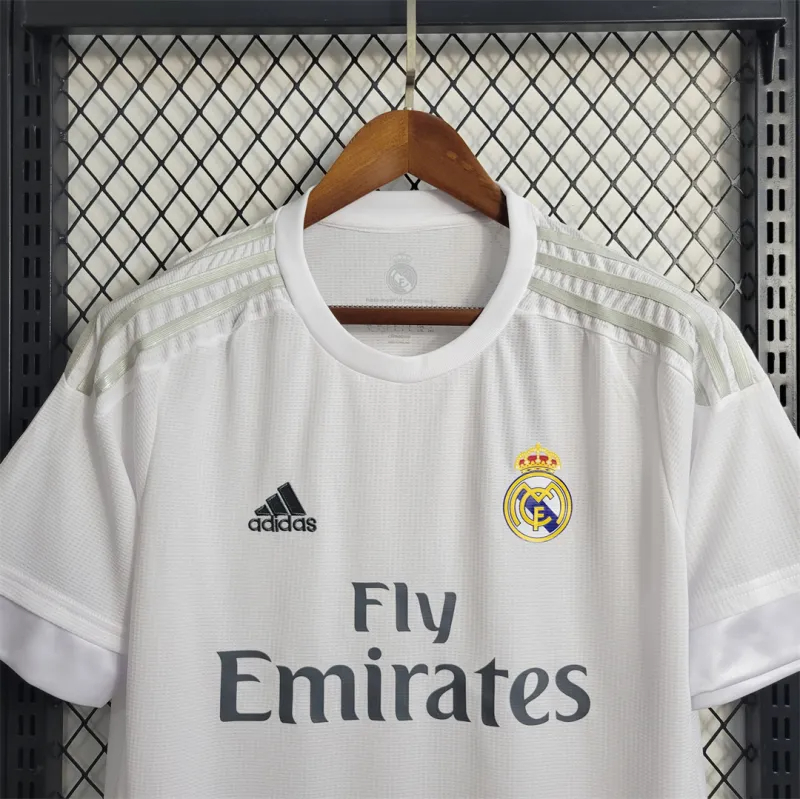 Real Madrid Retro Jersey Home Custom Soccer Shirt 2015/16