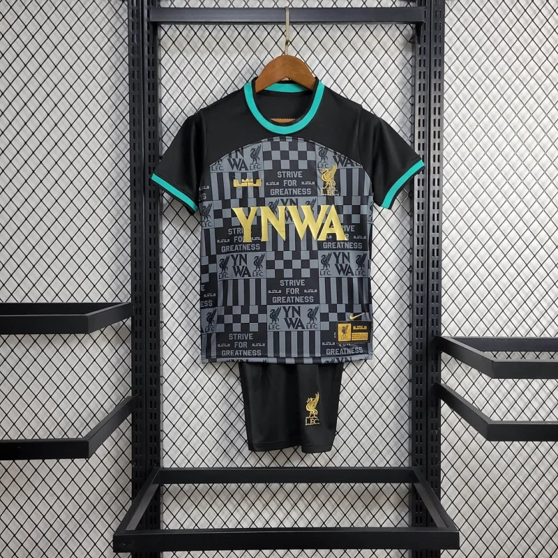 Liverpool Football Jersey x LeBron James Joint Kids Kit Jersey+Shorts 2024/25