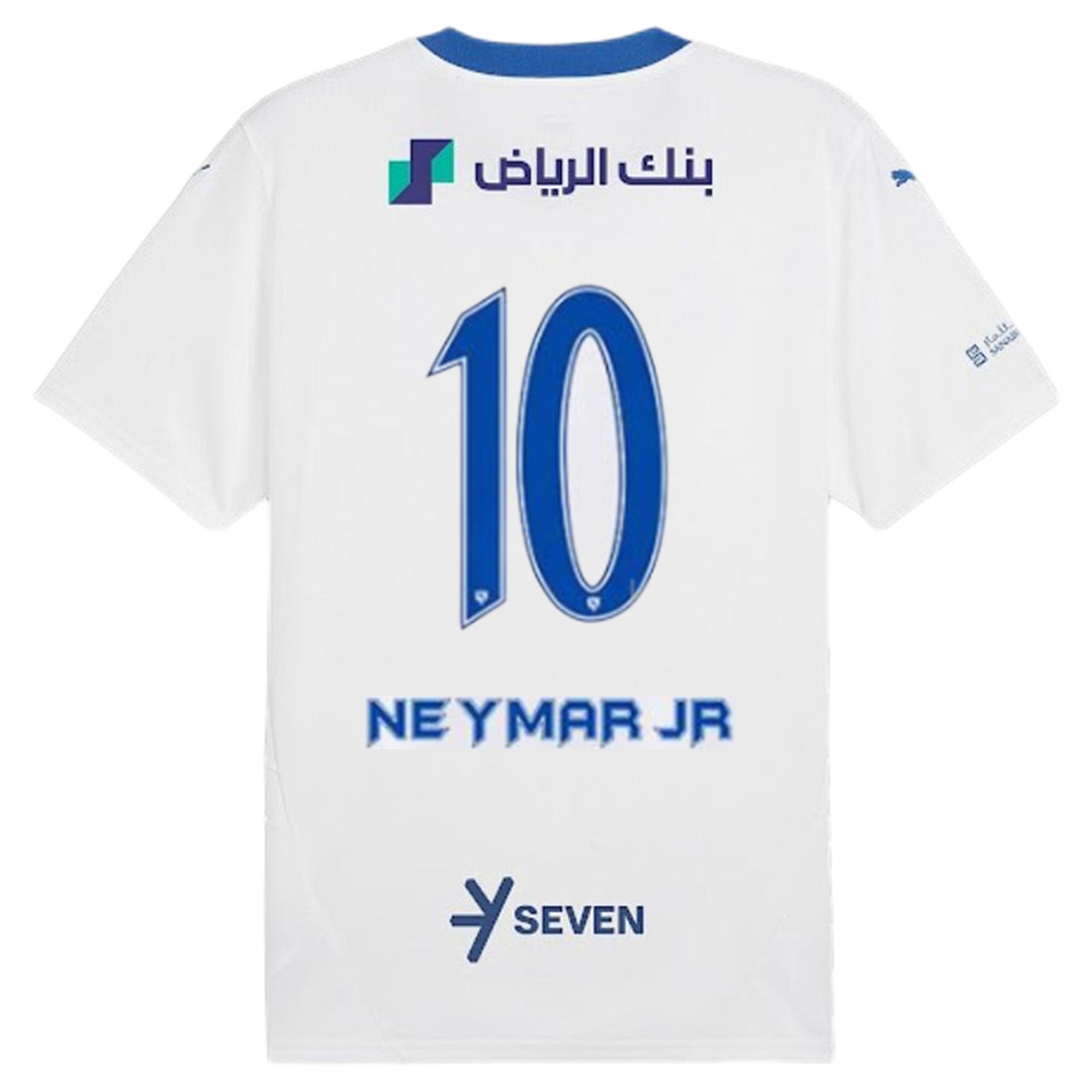 Neymar JR #10 Al Hilal SFC Soccer Jersey Away Custom Shirt 2024/25