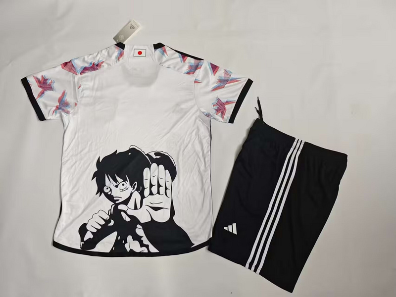 Japan Soccer Jersey One Piece Special Edition Kids Kit Jersey+Shorts 2025