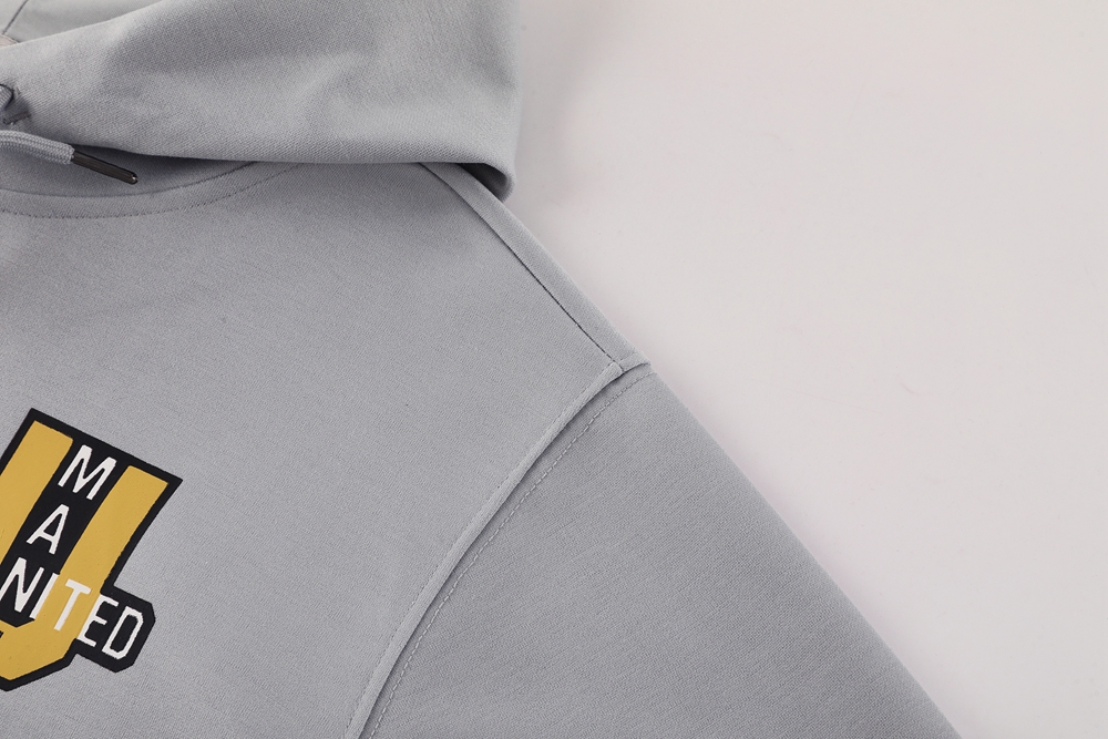 Manchester United Hoodie Training Kit (Jacket+Pants) Grey 2025/26