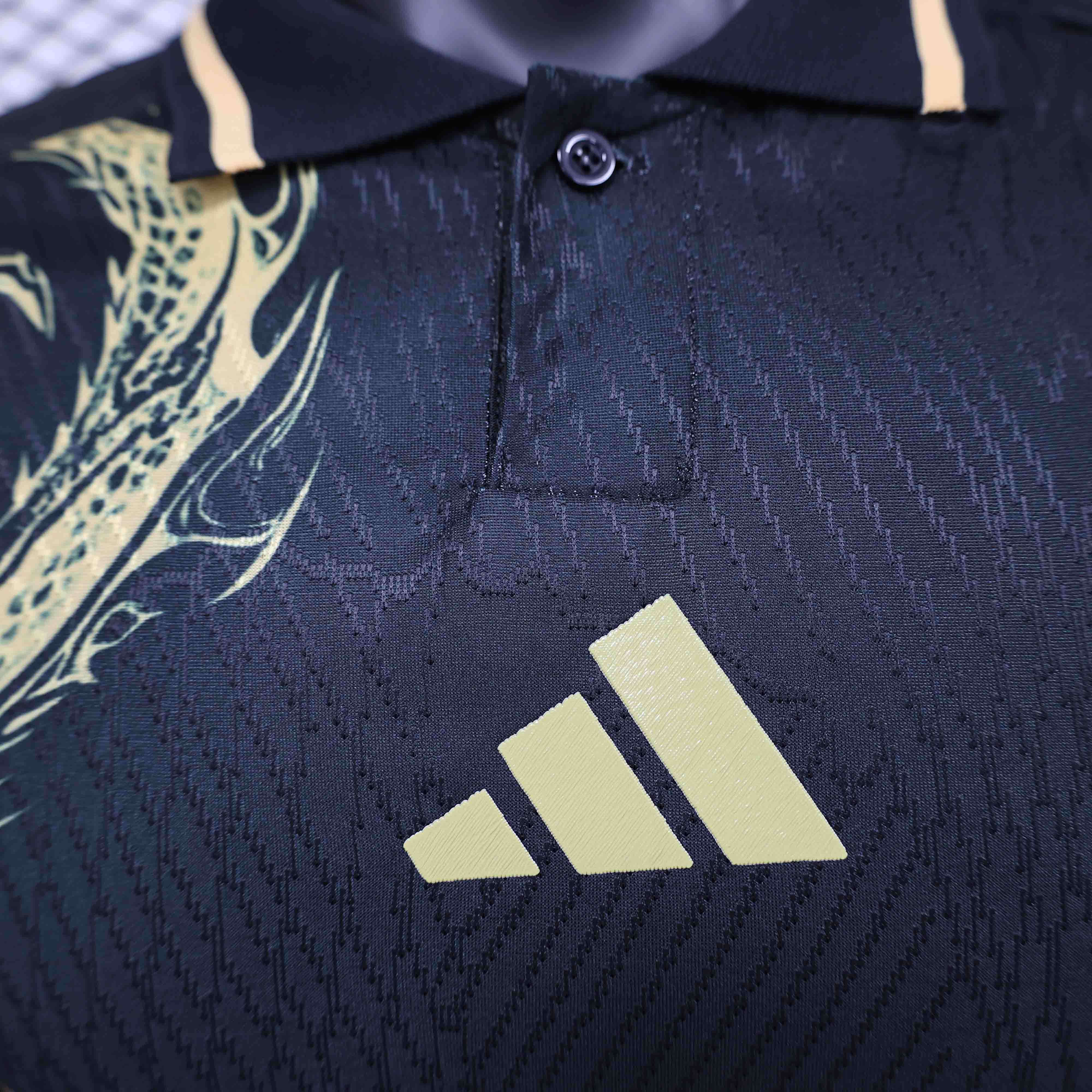 Real Madrid Authentic Soccer Jersey Golden Dragon Special Edition Shirt 2024/25