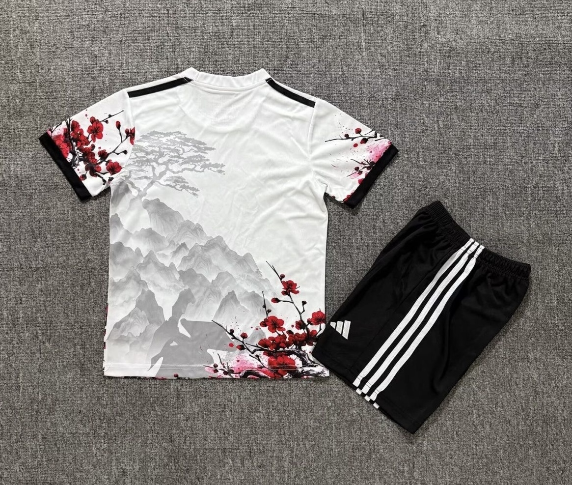 Japan Soccer Jersey Special Edition Kids Kit Jersey+Shorts 2025