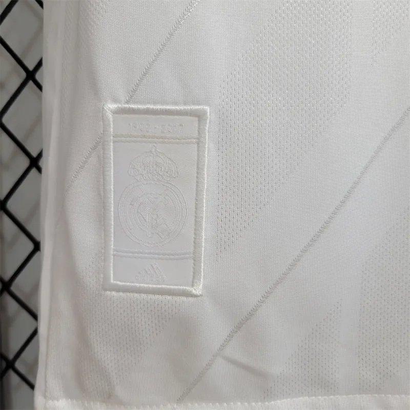 Real Madrid Retro Jersey Home Custom Soccer Shirt 2017/18