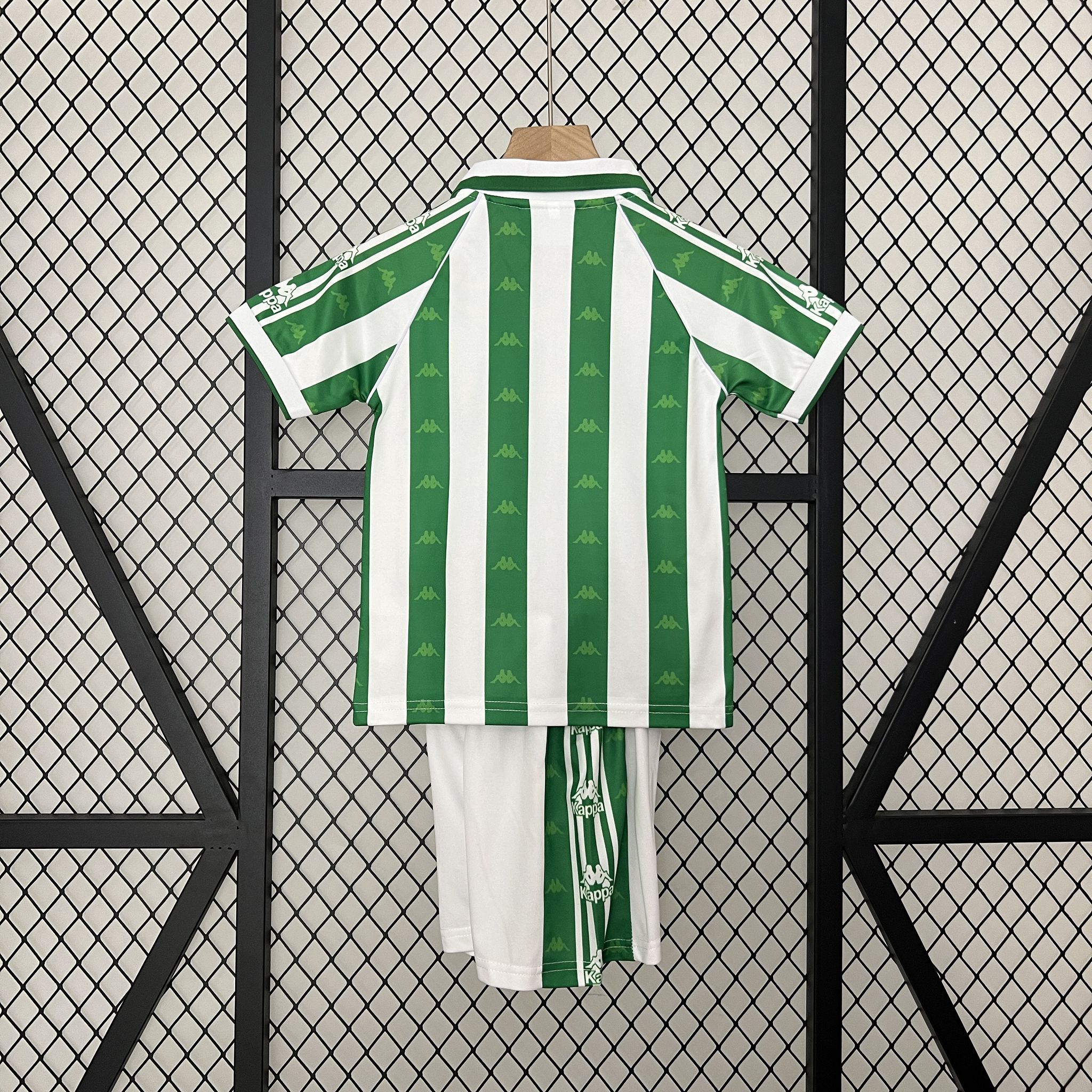 Real Betis Retro Jersey Home Kids Kit Jersey+Shorts 1995/97