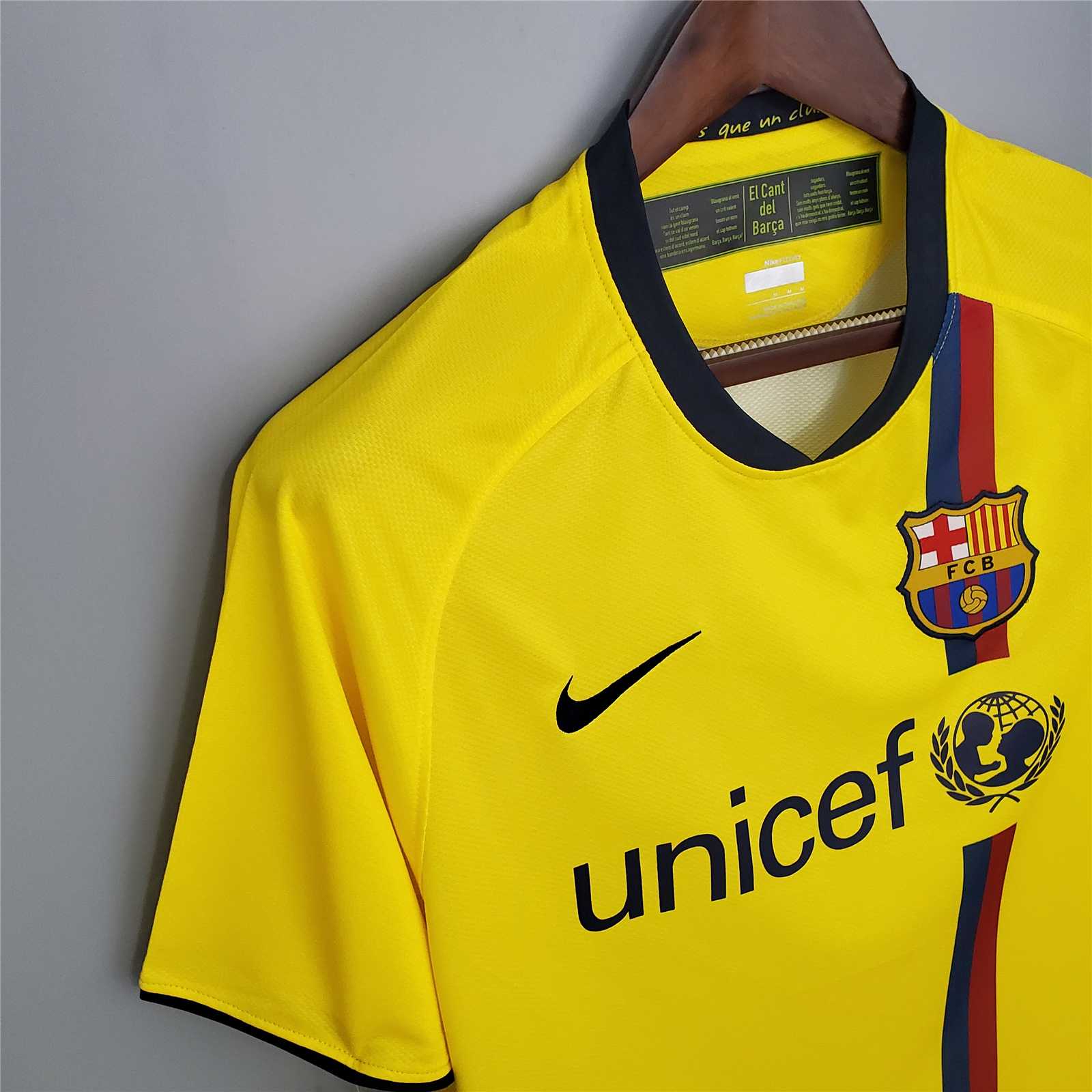 Barcelona Retro Jersey Away Soccer Shirt 2008/09
