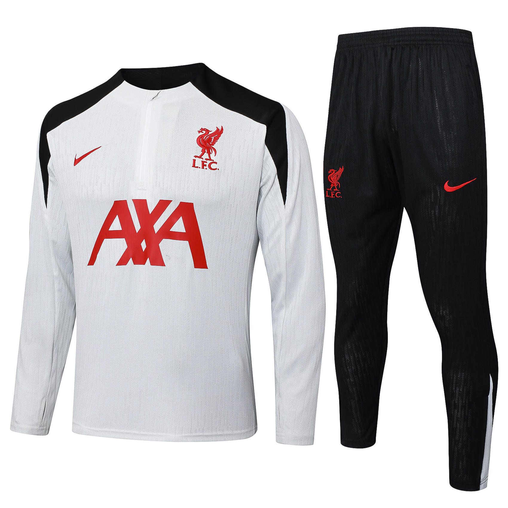 Liverpool Training Kit (Sweatshirt+Pants) Light Gray 2025/26