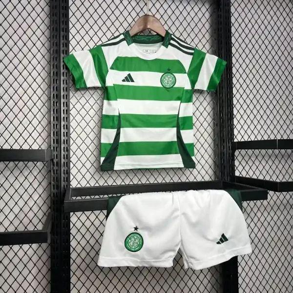 Celtic Soccer Jersey Home Kids Kit Jersey+Shorts 2024/25