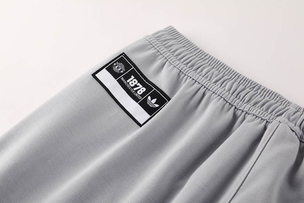 Manchester United Hoodie Training Kit (Jacket+Pants) Grey 2025/26