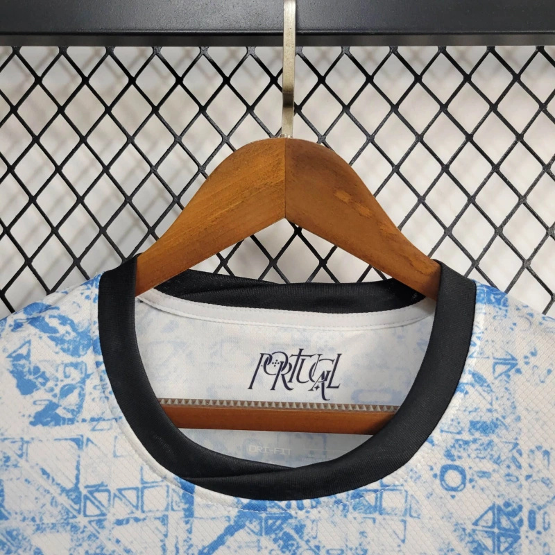 Portugal Soccer Jersey Away Long Sleeve Custom Shirt EURO 2024