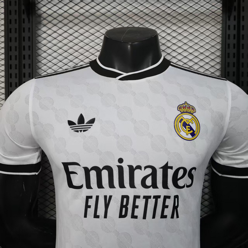 Real Madrid Authentic Soccer Jersey White Special Edition Shirt 2025/26