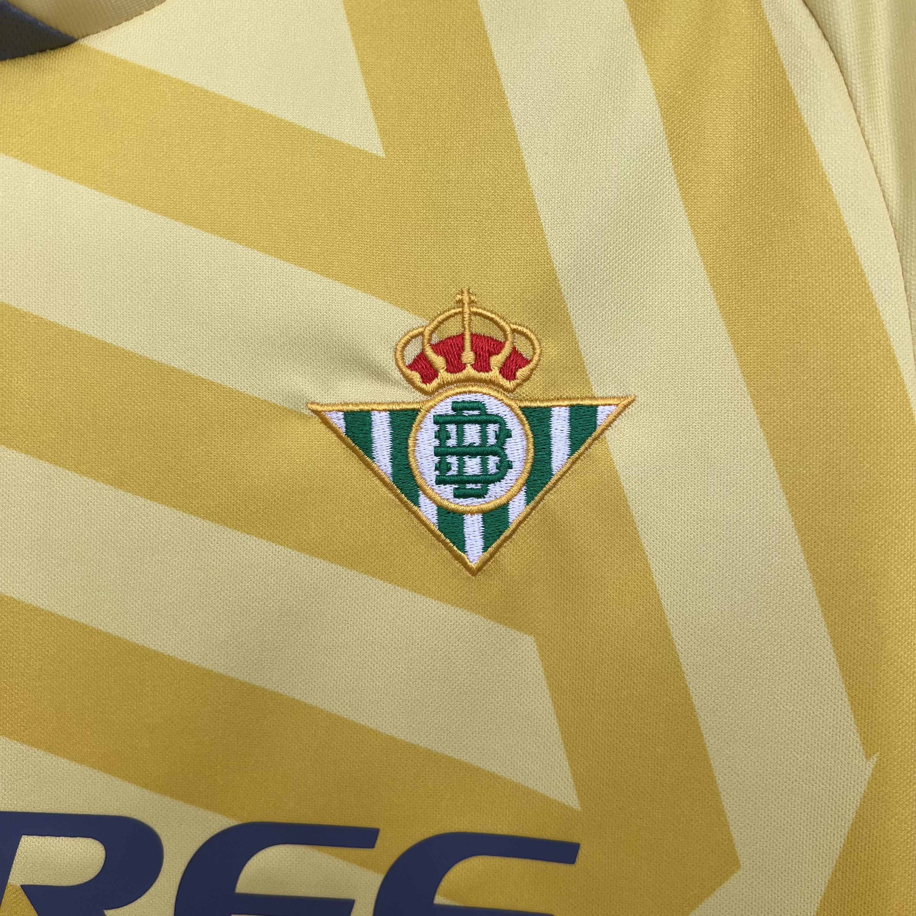 Real Betis Yellow Goalkeeper Custom Soccer Jersey 2025/26