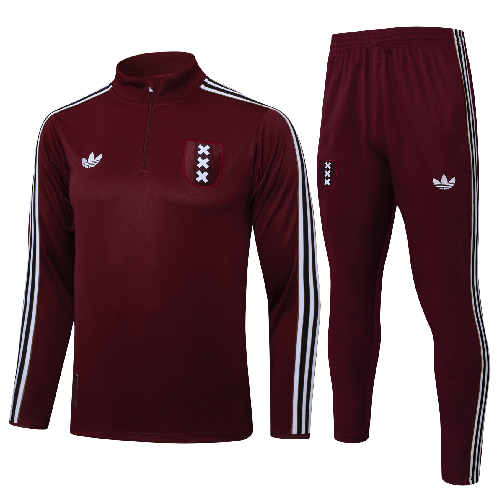 Ajax Training Kit (Sweatshirt+Pants) Deep Red 2025/26