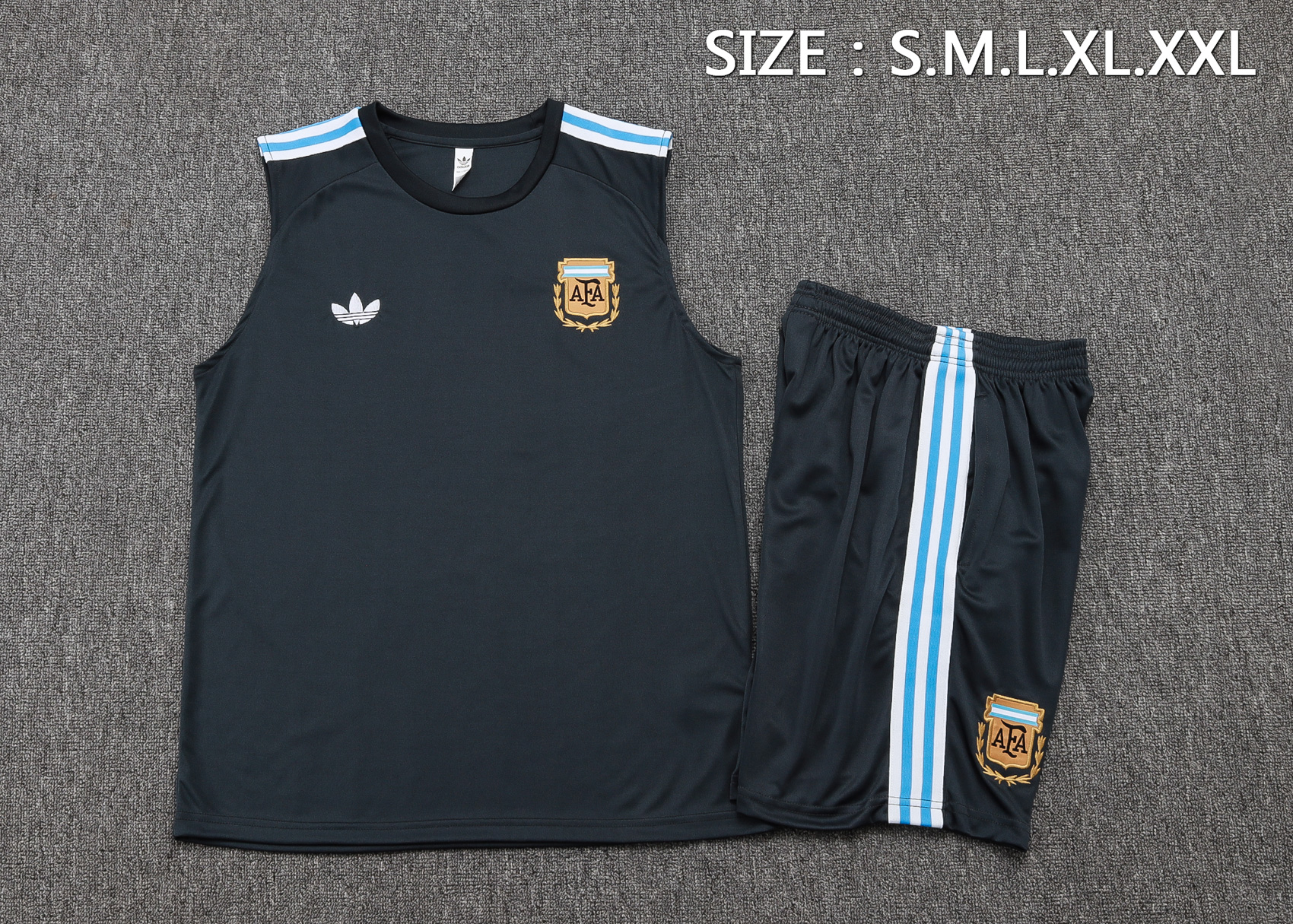 Argentina Sleeveless Training Kit Gray 2025