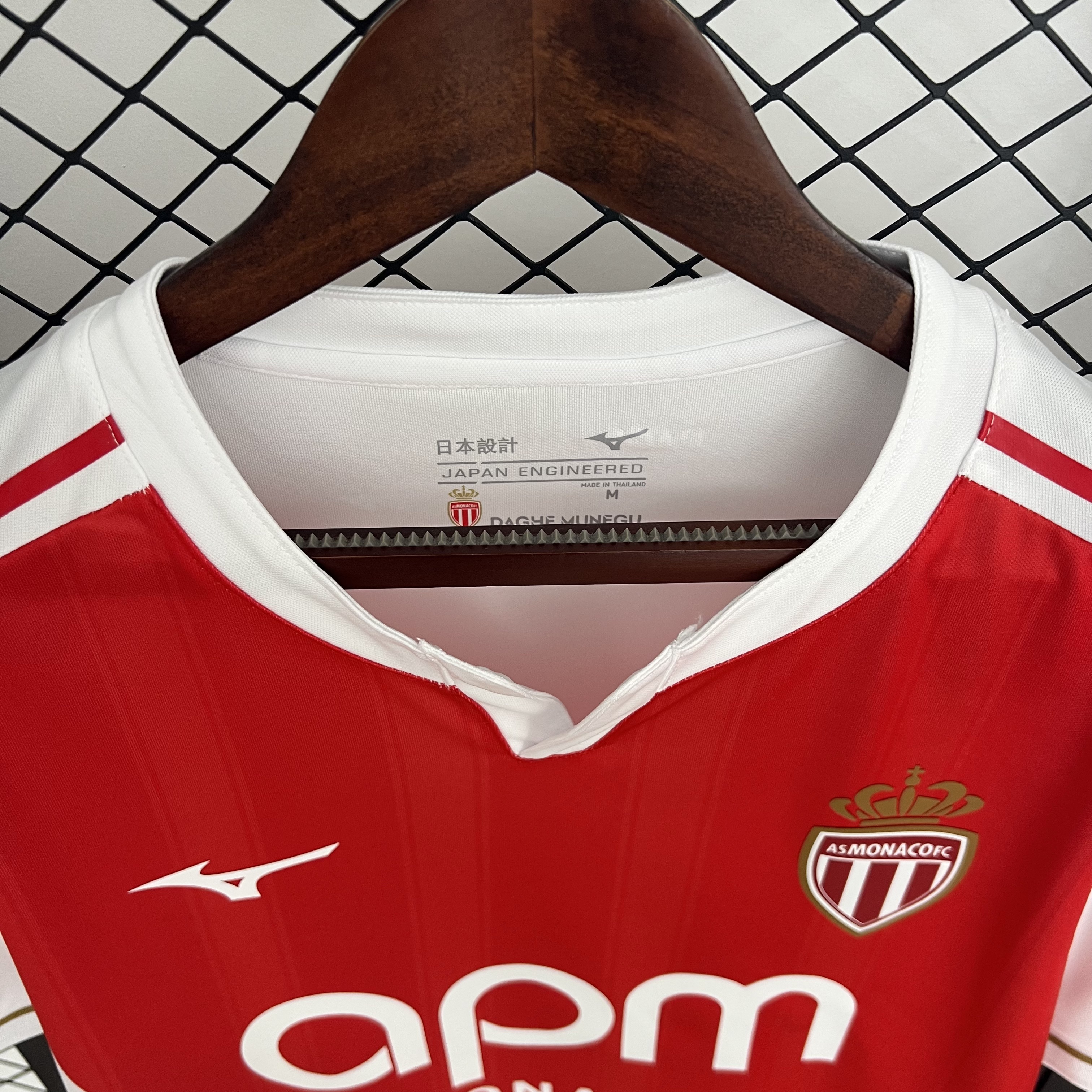 AS Monaco Soccer Jersey Home Custom Shirt 2025/26