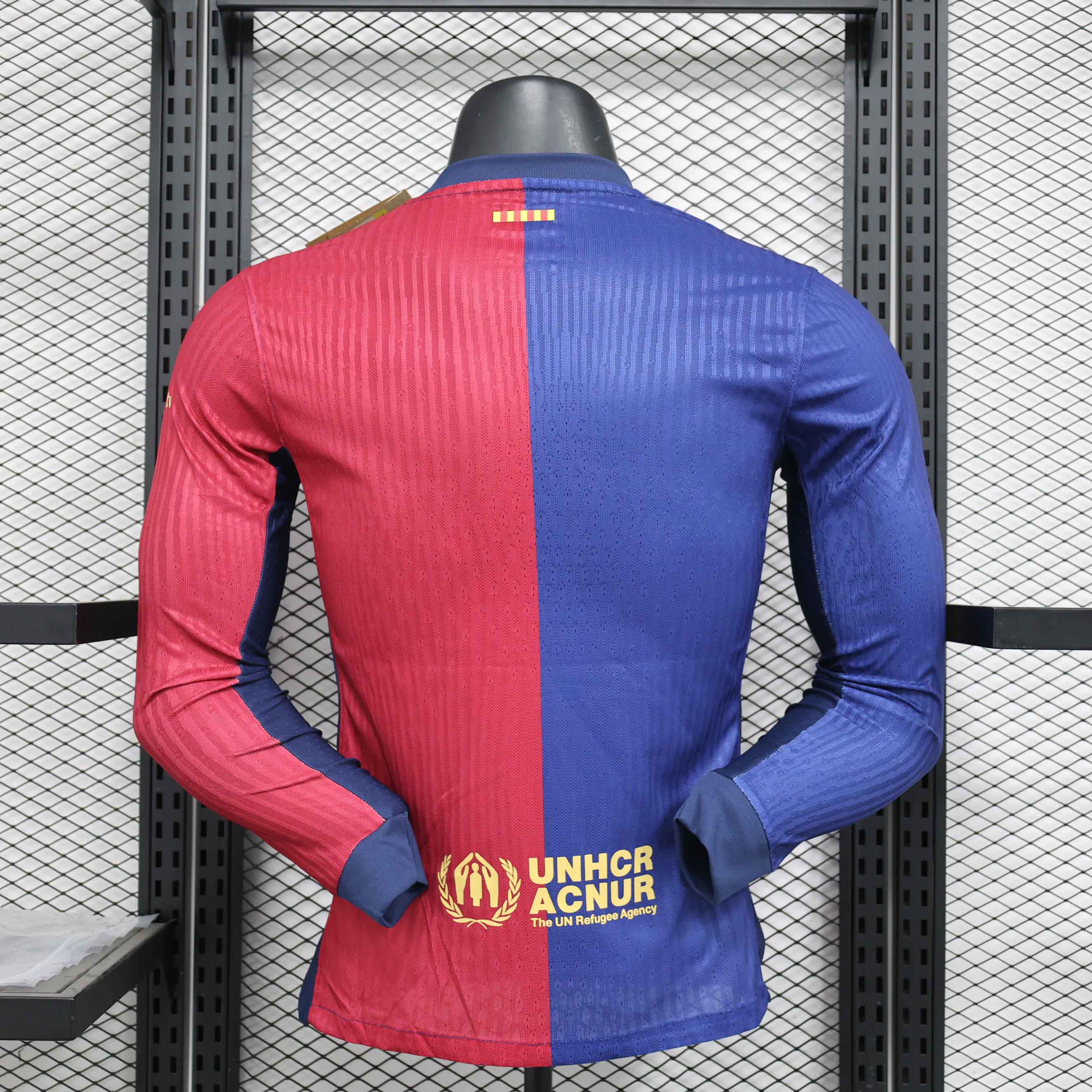 Authentic Soccer Jersey Barcelona Home Long Sleeve Shirt 2024/25