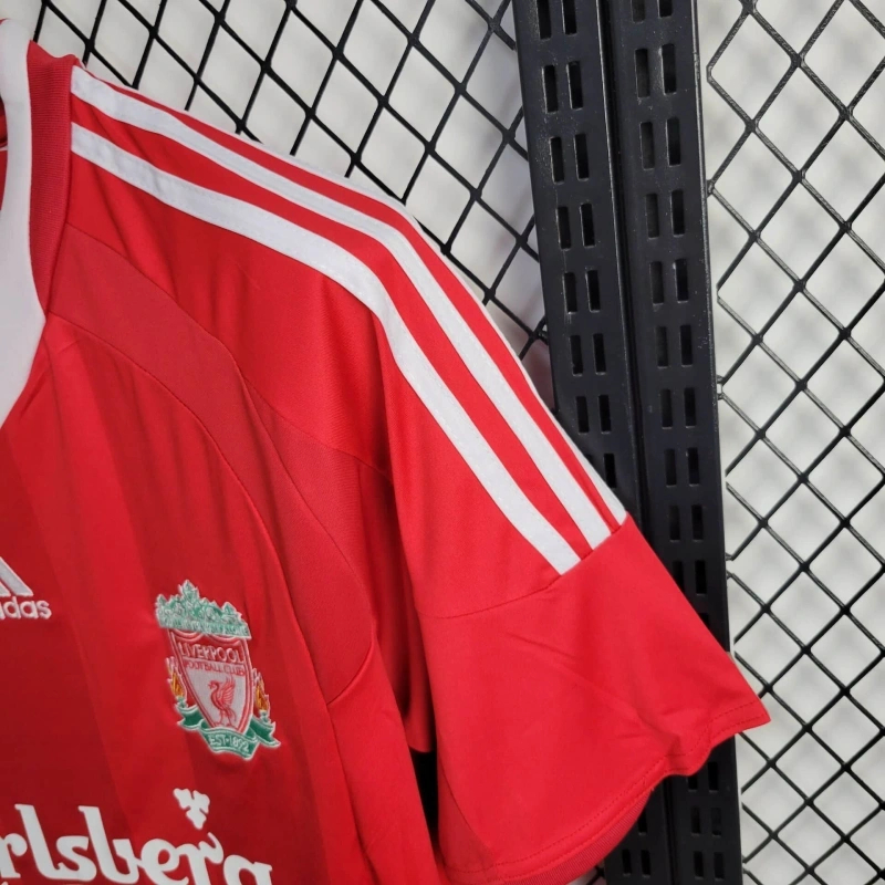 Liverpool Retro Football Jersey Home Champions League Custom Shirt 2008/09